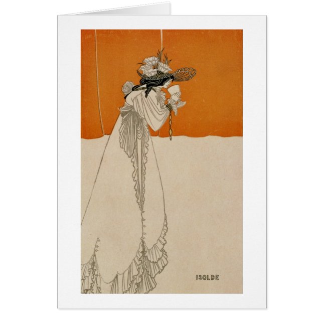 Isolde, illustration "du studio", 1895 (lithium (Devant)