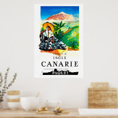 Isole, Canarie, Poster Voyage (Cuisine)