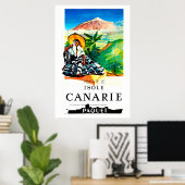 Isole, Canarie, Poster Voyage (Bureau à domicile)