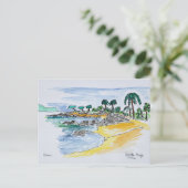 Isolella Beach, Ajaccio | Corsica, Frankrijk Briefkaart (Staand voorkant)