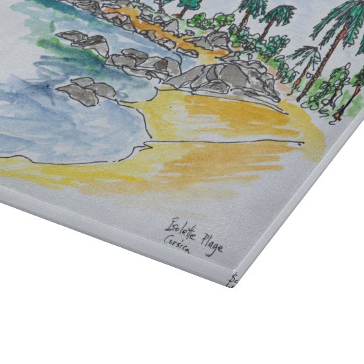 Isolella Beach, Ajaccio | Corsica, Frankrijk Snijplank (Hoek)