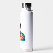 Isolierte Flasche mit Manga-Sicherheitsfachmann Waterfles (Links)