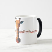 Isometrische Giraffe Magische Mok (Voorkant rechts)