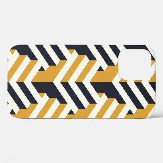 Isometrische naadloze patternart, deco, patroon, n Case-Mate iPhone case (Achterkant (horizontaal))