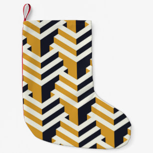 Isometrische naadloze patternart, deco, patroon, n kleine kerstsok
