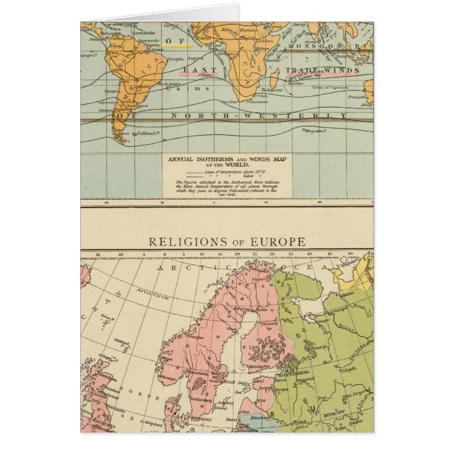 Isothermal, vent Religions Europe (Devant)