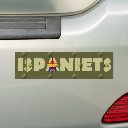 ISPANIETS BUMPERSTICKER (Op auto)