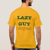 iSpeakSailing LAZY GUY T-shirt (Achterkant)