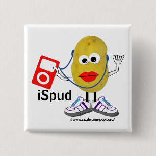 " ispud " humoristische parodie Button