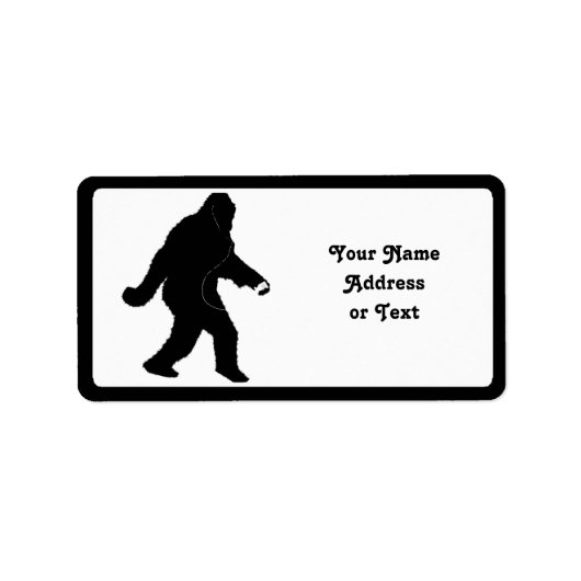 iSquatch (achtergrondkleur toevoegen) Etiket (Voorkant)
