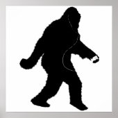 iSquatch (achtergrondkleur toevoegen) Poster (Voorkant)