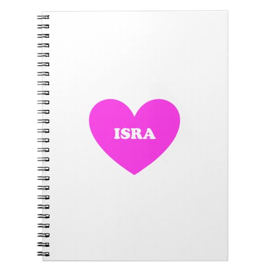 Isra Notitieboek (Voorkant)