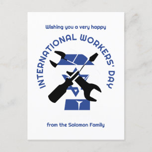 ISRAËL ARBEIDSDAG Internationale Arbeidsdag Briefkaart