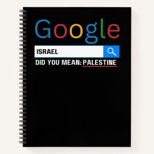 Israël bedoelde je Palestina onderzoek grafische t Notitieboek