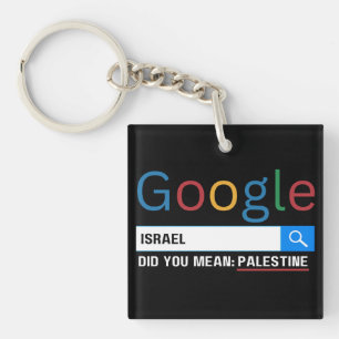 Israël bedoelde je Palestine research grafisch t-s Sleutelhanger