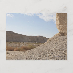 Israel, Dood Zee, woestijnlandschap Briefkaart
