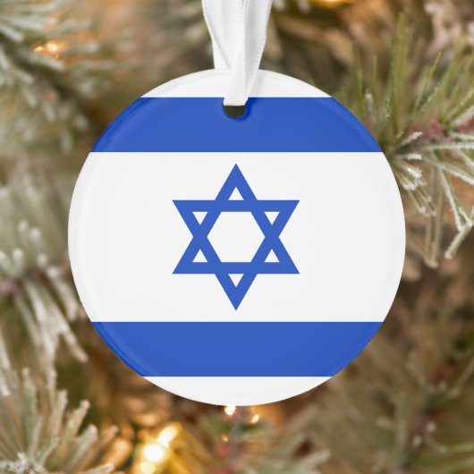 Israël drapeau bleu et blanc moderne patriotique (Arbre)