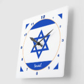 Israel Drapeau & Israël tendance mode / horloge de (Angle)