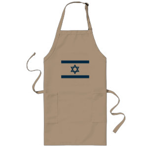 Israel Flag Apron Lang Schort