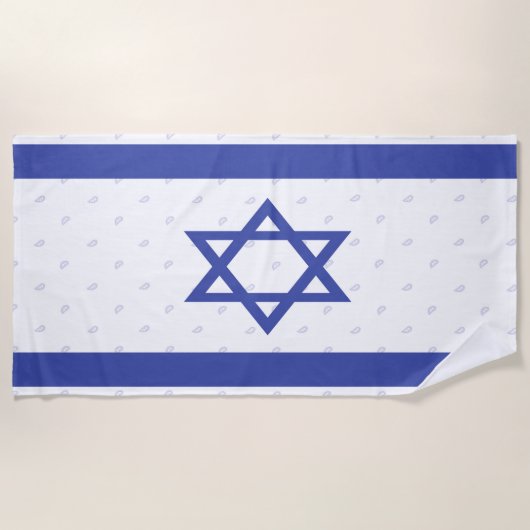 Israel Flag Beach Towel Strandlaken (Voorkant)