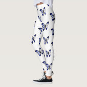 Israel Flag Butterfly Leggings (Links)