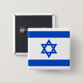 Israel Flag Button (Voorkant /achterkant)