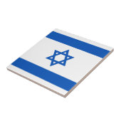 Israel Flag Ceramic Tile Tegeltje (Zijkant)
