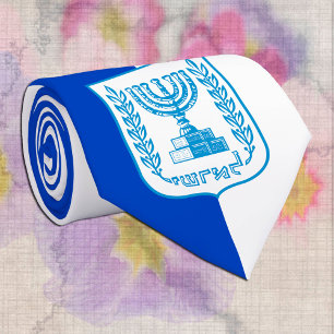 Israel Flag, Emblem, mode van bedrijven / Israël Stropdas
