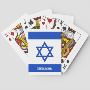 Israel Flag Games, Israel Spelling Cards Pokerkaarten