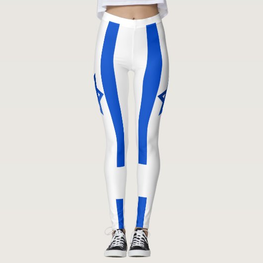 Israel Flag Leggings (Voorkant)