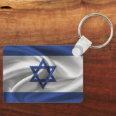 Israel Flag Sleutelhanger (Voorkant)