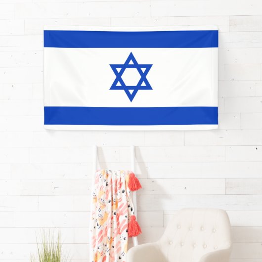 Israel flag  spandoek (Insitu)