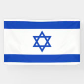 Israel flag  spandoek (Horizontaal)