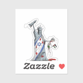Israël genocide Sticker vrij Palestina Gaza