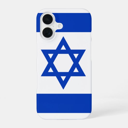 Israël iPhone 16 Hoesje (Achterkant)