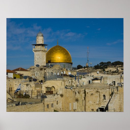 Israël, Jeruzalem, Dome of the Rock Poster (Voorkant)