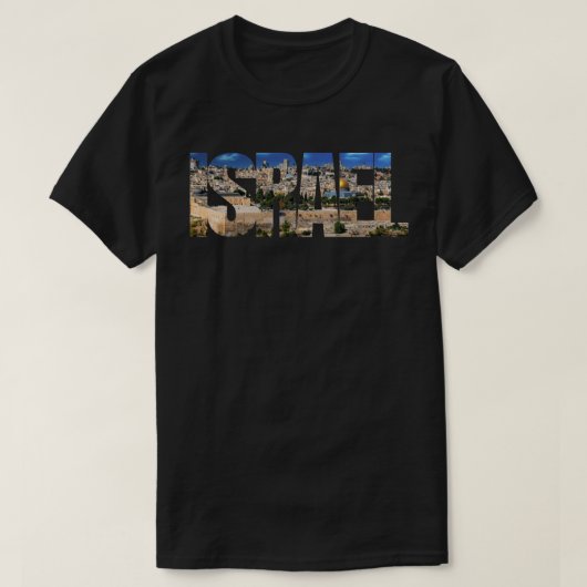 Israël Jeruzalem Het Heilige Land T-shirt (Design voorkant)