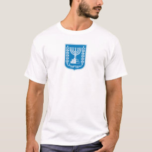 Israël land wapen wapenschild symbool embleem vlag t-shirt