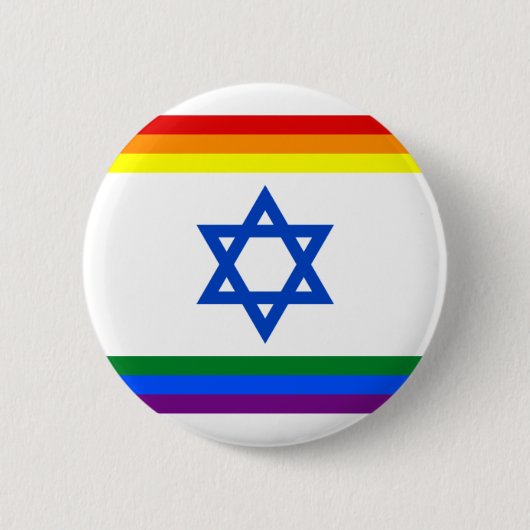 Israel LGBT Pride Button (Voorkant)