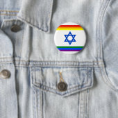 Israel LGBT Pride Button (In situ)