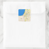 Israel map.JPG Vierkante Sticker (Tas)