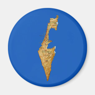 Israel Map Magnet Magneet