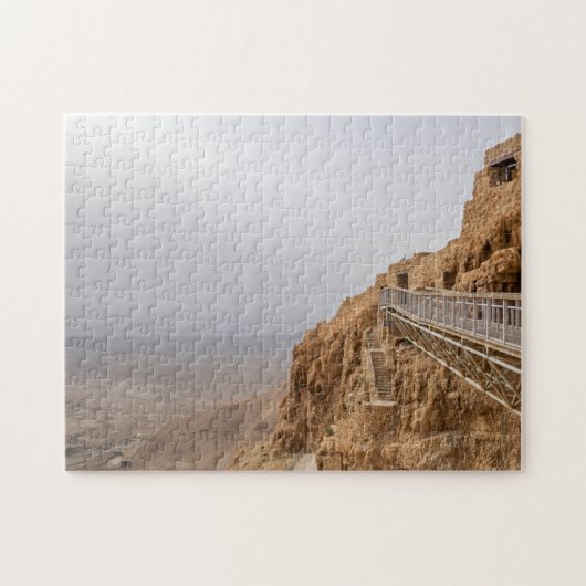 Israel Masada fortress uitzicht puzzel Legpuzzel (Horizontaal)