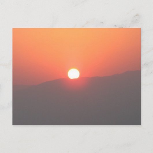 Israel Masada Sunrise Briefkaart - Gepersonaliseer (Voorkant)