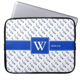 ISRAEL Messianic Bible Christelijk Monogram laptop Sleeve
