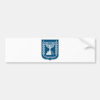 Israel National Emblem Bumpersticker