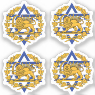 Israël Perzische Leeuw Sticker