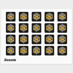 Israël Perzische Leeuw Vierkante Sticker