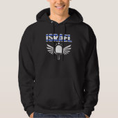 Israel Ping Pong Proud Israeli Table Tennis Suppo Hoodie (Voorkant)