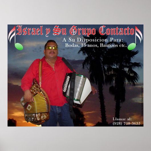 israël poster (Voorkant)